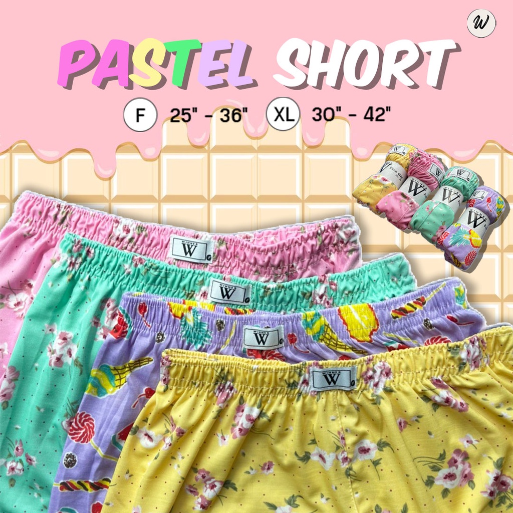 Winner boxer pastel short  บ็อกเซอร์ผู้ชาย กางเกงบ๊อกเซอร์ผู้ชาย
