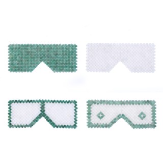 New White Jade Jade Eye Mask Facial Spa Jade Mask Lighten Eye Circles Eliminate Eye Fatigue Beauty Anti-Aging Tools Whol