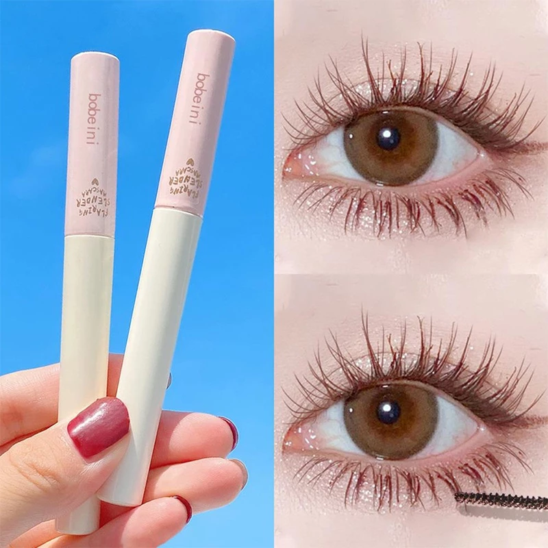 มาสคาร่า mascara cream กันน้ำ ติดทนนาน ขนตายาว หัวแปรงยาว และบางเป็นธรรมชาติ นุ่ม