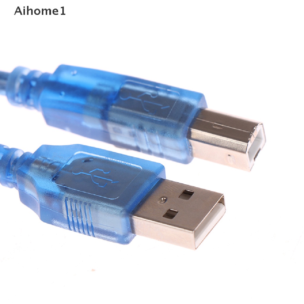 Aiho 0.3/0.5/1/1.5M USB 2.0 ประเภท A ชาย B ชายเครื่องพิมพ์สายสั้น n