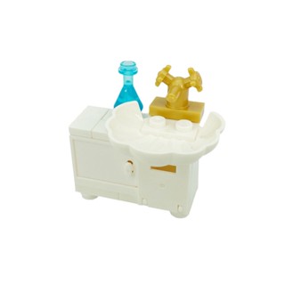 [Funbrick] Washbasin Model Minifigures ตัวต่อที่มีชื่อเสียง Moc ของเล่นสําหรับเด็กเพื่อการศึกษา