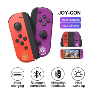 ตัวควบคุมไร้สาย สําหรับ Nintendo Switch &amp; Switch Oled JoyCon พร้อมการสั่นสะเทือนสองชั้น รองรับการปลุกและถ่ายภาพหน้าจอ