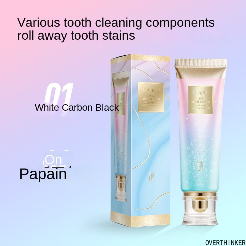 博滴烟酰胺美白牙膏 Original Bodyaid  Niacinamide Whitening Toothpaste To Remove Tooth Stains  Bad Breath Counter Toothpaste Oral Care100g ราคา ถูกที่สุด ดีลบีเคเค แกลเลอรีภาพที่ 3