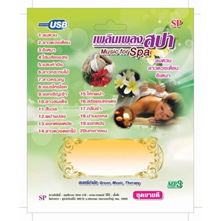 แฟลชไดร์ฟ Flash Drive เพลง MP3 เพลินเพลงสปา (Music for Spa)