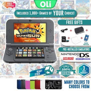 Nintendo New 3DS XL / 3DS XL / 3DS / 2DS / New 2DS XL + 800 Games + Pokemon Ultra Moon / Sun