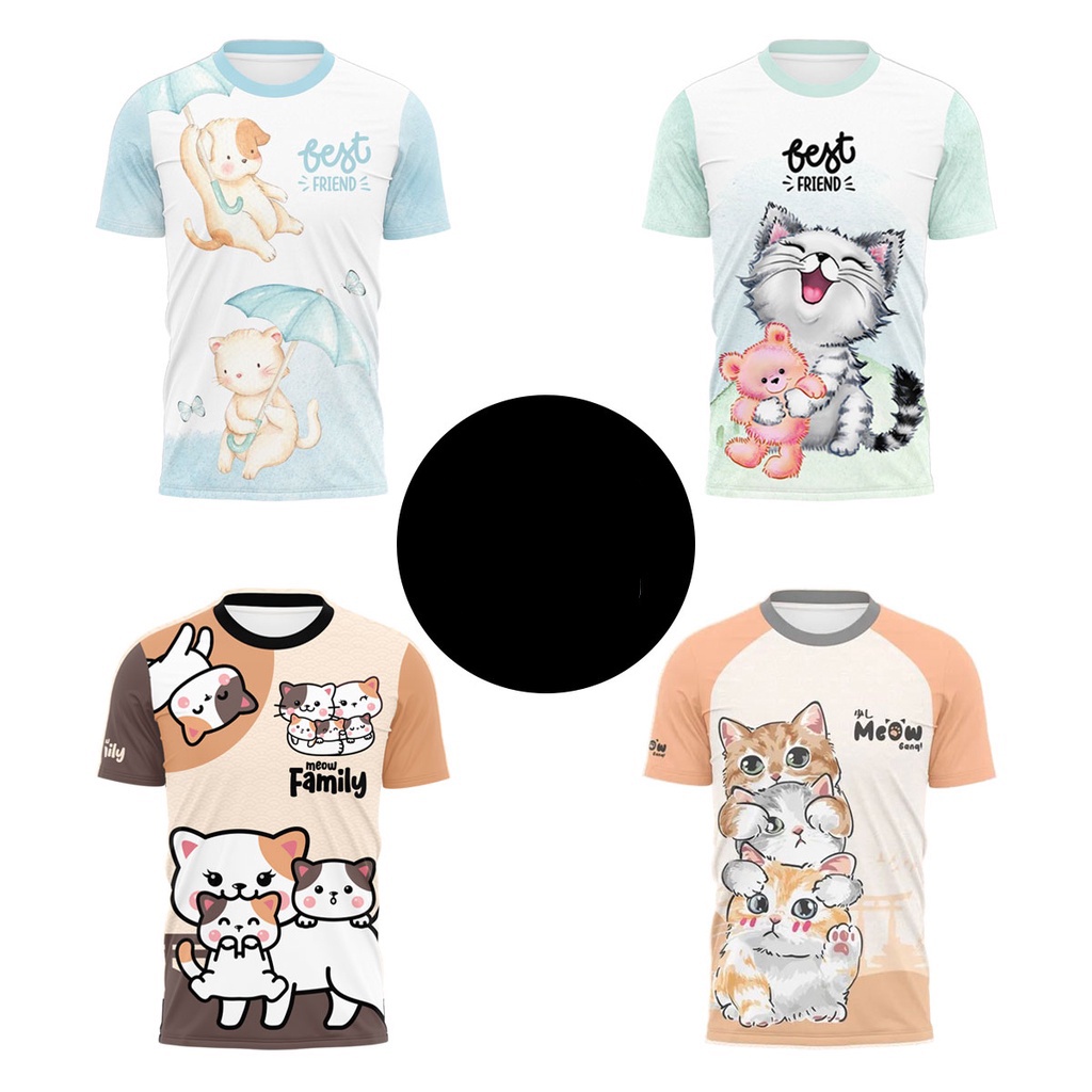 (พร้อมส่งวันนี้) Miaomiao's Best Friend เสื้อวิ่ง พิมพ์ลายแมว สําหรับเพื่อนรัก