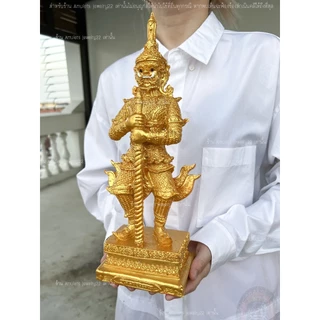 ท้าวเวสสุวรรณ เทพแห่งความมั่งคั่งร่ำรวย ช่วยปัดเป่าสิ่งชั่วร้ายให้หมดไป เสริมฮวงจุ้ย องค์ขนาดกลางตั้งหน้าบ้านและที่ทำงาน