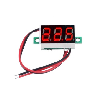 ✿ 4.5-30V 2-wire for DC Voltage Meter Digital Voltmeter  Red LED Display Panel Vol