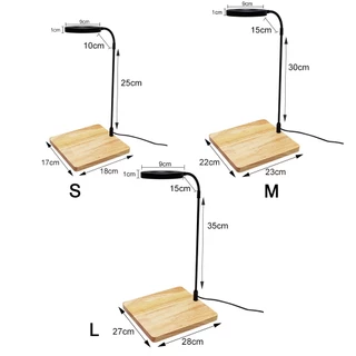 เต็มสเปกตรัม LED Light 10W USB ขับเคลื่อน เหมาะกับถังพิพิธภัณฑ์สัตว์น้ํา, ถังปลา Betta, พืชกระถาง, ภูมิทัศน์ขนาดเล็ก