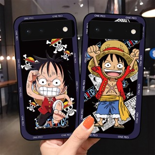 เคสโทรศัพท์มือถือ พิมพ์ลายลูฟี่ One Piece 3D สําหรับ Google Pixel 6A 6 Pro 5 5A 4 4A 4G 5G 3 3A 2 1 XL