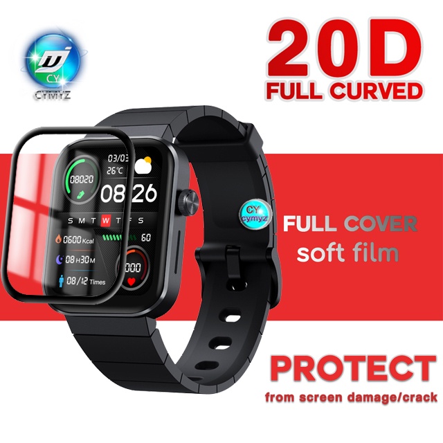 ฟิล์ม mibro watch T1 ฟิล์ม ฟิล์มป้องกันรอยหน้าจอ 5D ฟิล์มกันรอยเต็มจอ สำหรับ mibro smart watch T1 ฟิ