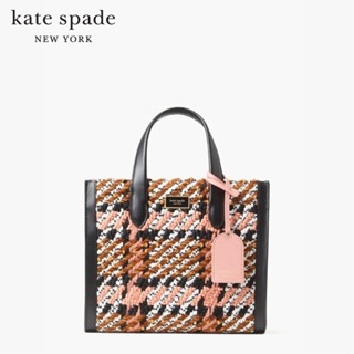 KATE SPADE NEW YORK MANHATTAN PLAID SMALL TOTE K8997 กระเป๋าถือ