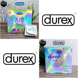 [Durex®] Air Condoms Extra Thin for Men 5, 10, 24 or 36 pieces ดูเร็กซ์ ถุงยางอนามัย ขนาด 54 มม. แบบบางพิเศษ