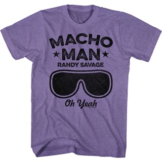 Sunglasses Macho Man Randy Savage T-Shirt เสื้อทหาร เสื้อโอเวอร์ไซ