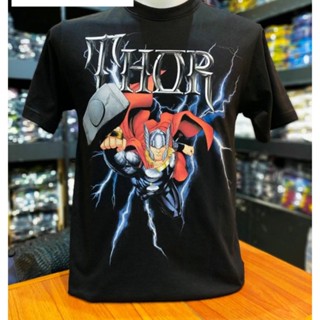 เสื้อยืดMarvel_ลิขสิทธิ์แท้ลายThorสีดำ(mvx-231)