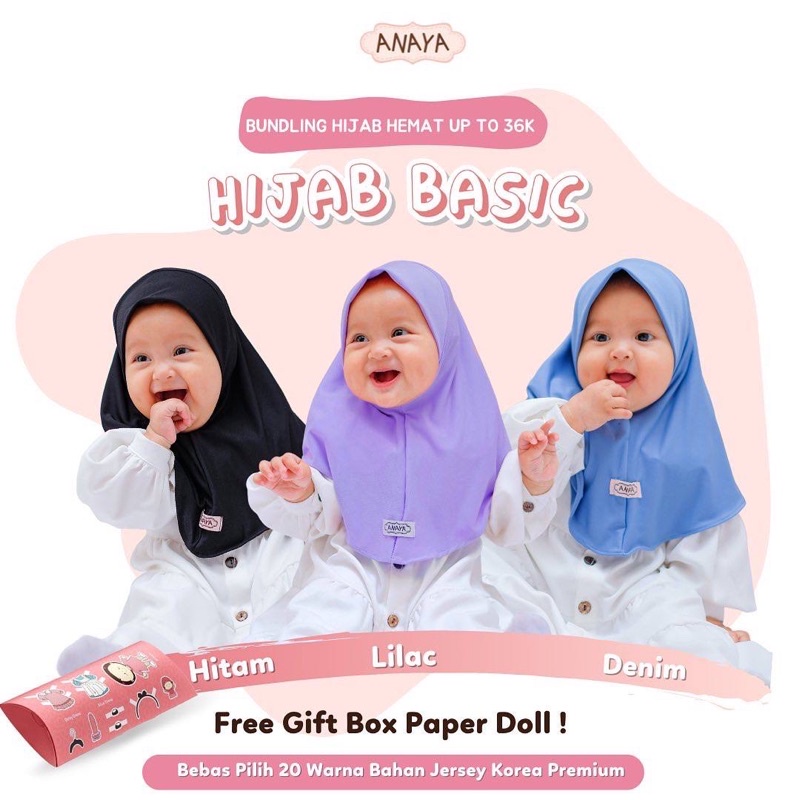 Basic Syria Anaya ฮิญาบเด็กและเด็ก