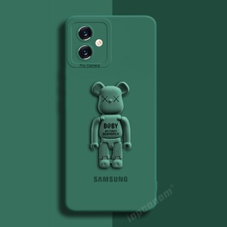 Cute Violent bear Case Samsung Galaxy A04S A04 A03 A03S A13 Lite LTE 4G 5G Solid Color Soft Camera Original Silicone Cover