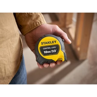 STANLEY ตลับเมตร STANLEY Control Lock 10M (มีตะขอแม่เหล็ก) รุ่น STHT37433-30