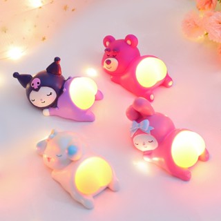 Sanrio โคมไฟกลางคืน LED รูปการ์ตูนก้นน่ารัก 3D สร้างสรรค์ สําหรับตกแต่งห้องนอน ข้างเตียง ของขวัญคริสต์มาส