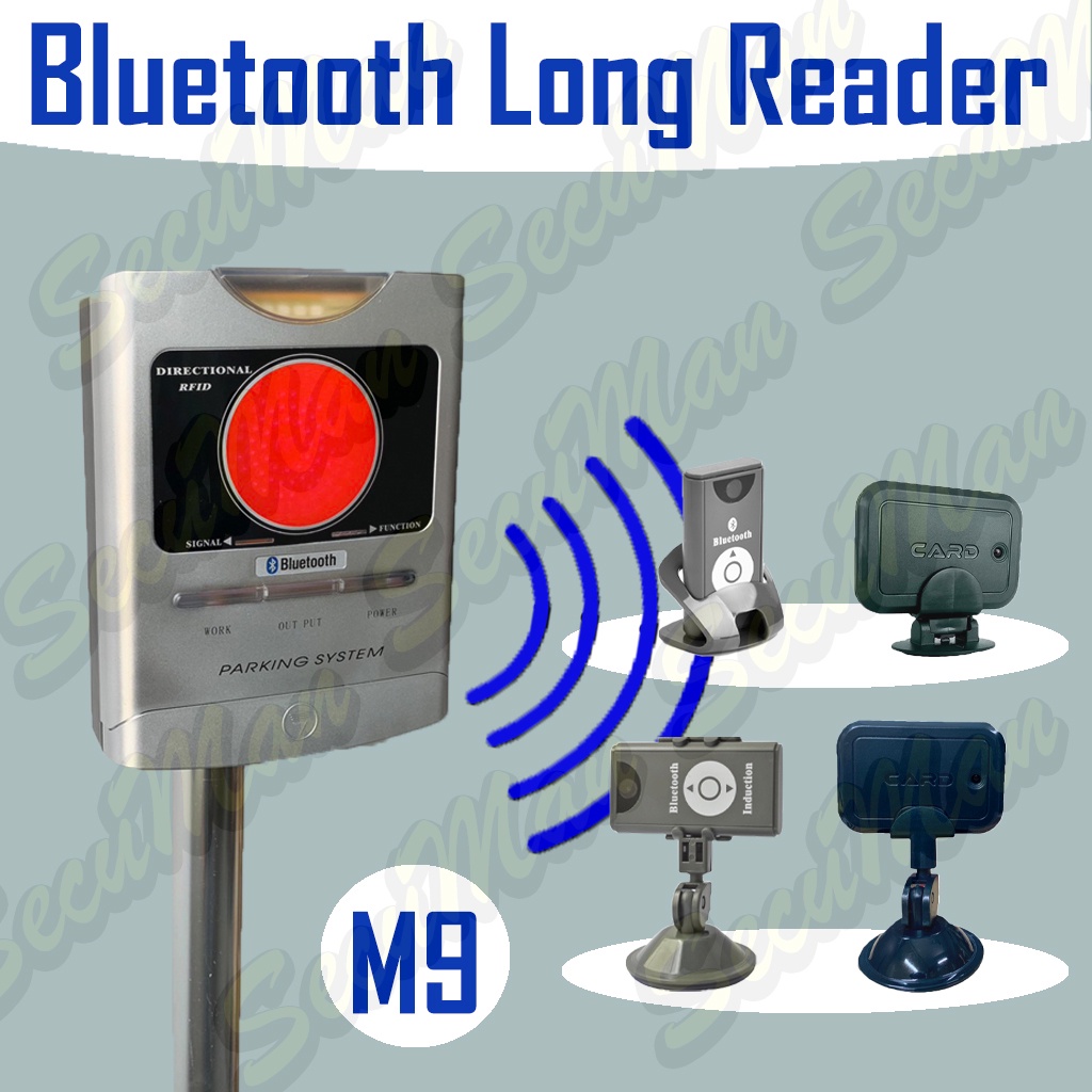 M9 เครื่องอ่านการ์ดบลูทูธระยะไกลคลื่น 433 Mhz (Bluetooth Long Reader)