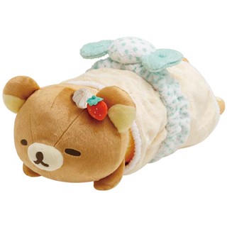 Gorone Roll Cake Cushion หมอนตุ๊กตา กางเบาะรองนั่งได้ Theme Funny Amusement Park ลาย Rilakkuma rk / Rilakkuma