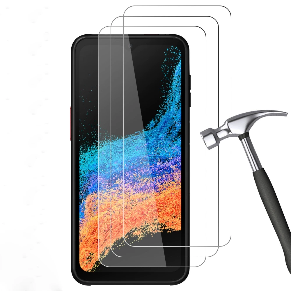 สําหรับ Samsung Galaxy Xcover 6 Pro 5 4 4S 9H HD Full Clear กระจกนิรภัยป้องกันหน้าจอ Guard
