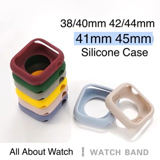 New พร้อมส่ง เคสซิลิโคนแบบนิ่มๆๆ ใช้ได้กับ Smart Watch 8 7 6 5 4 3 2 1 Se HW8max X8Promax HW67 TK800 W98 K7Pro T500 X7