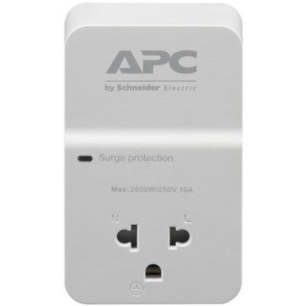 APC Home/Office SurgeArrest 1 Outlet 230V White (PM1W-VN)
