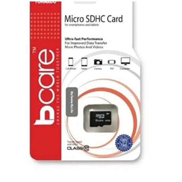 Bcare Micro SD 64GB การ์ดหน่วยความจํา MicroSD HC Class 10 100Mbps กล้องวงจรปิด