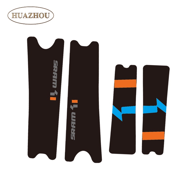 สติกเกอร์ข้อเหวี่ยงสําหรับ SRAM XO1 MTB จักรยานเสือหมอบจักรยานขี่จักรยานสีป้องกันรูปลอก