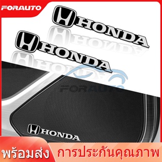 [📣พร้อมส่ง] Honda/ฮอนด้า ชิ้นสติกเกอร์สำหรับรถยนต์ สติ๊กเกอร์อลูมิเนียม สติ๊กเกอร์เครื่องเสียงรถยนต์