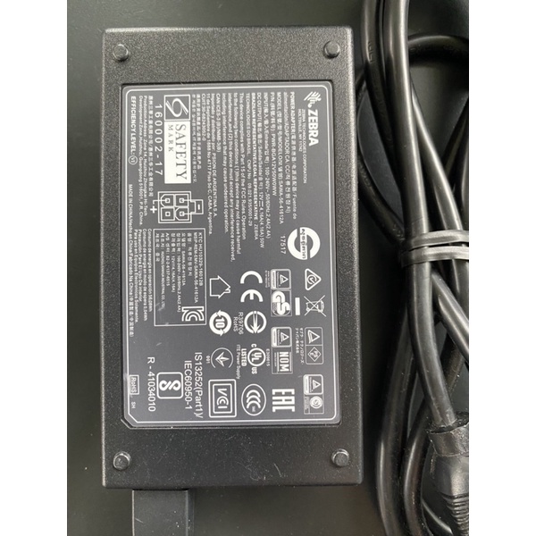Zebra Power Supply SAWA-56-41612A PWR-BGA12V50W0WW 12V 4.16A 50W มือสอง