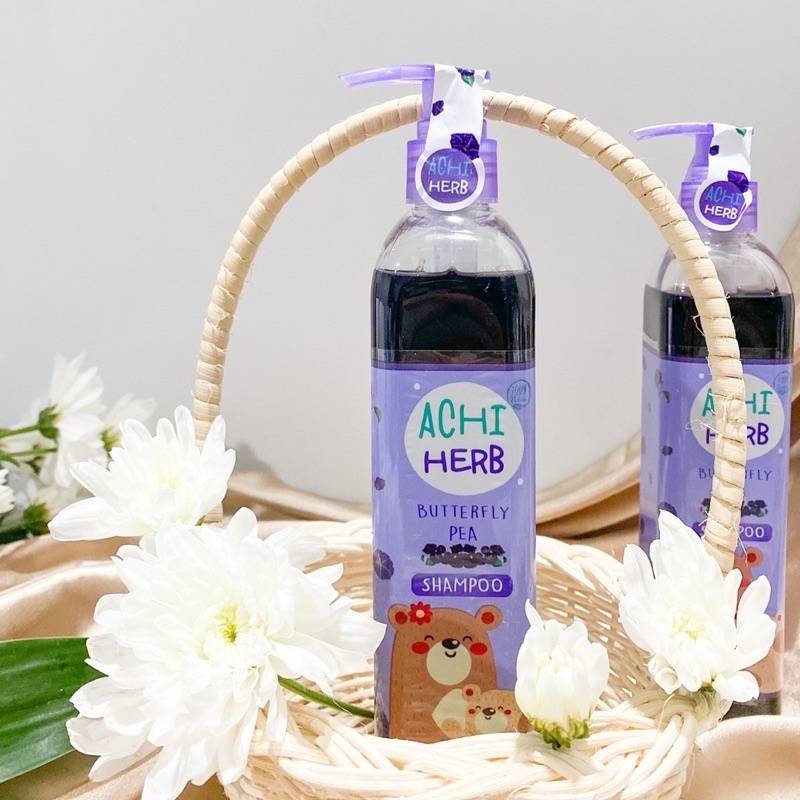 ACHI HERBแชมพูสมุนไพรอัญชันออแกนิด
