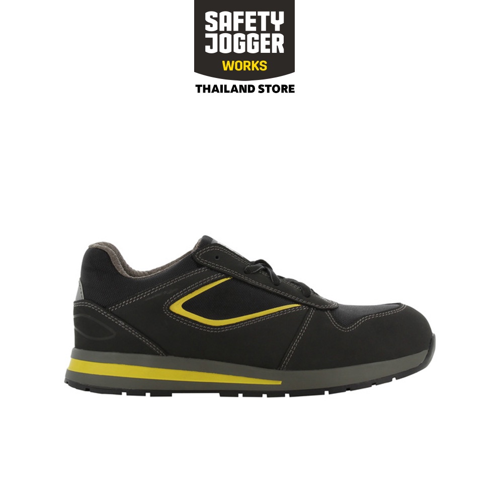 [ รับประกัน 3 เดือน ] Safety Jogger รุ่น TURBO หุ้มส้น หัวคอมโพสิท สีดำ