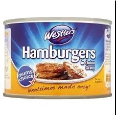 Burgers in onion gravy 425g - Westlers