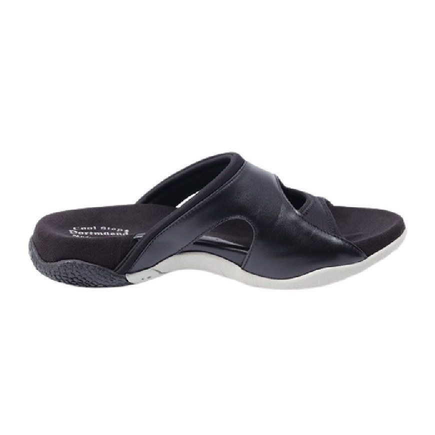 Dortmuend F-Series JF703 007-000 Black "Flats & Comfort" รองเท้าส้นเตี้ยเพื่อสุขภาพ