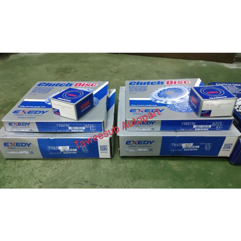 ชุดยกคลัช VIGO3.0 COMMUTER2.5 10.2นิ้ว ญี่ปุ่น TYC625/629+TYD015U+58TKZ3504A