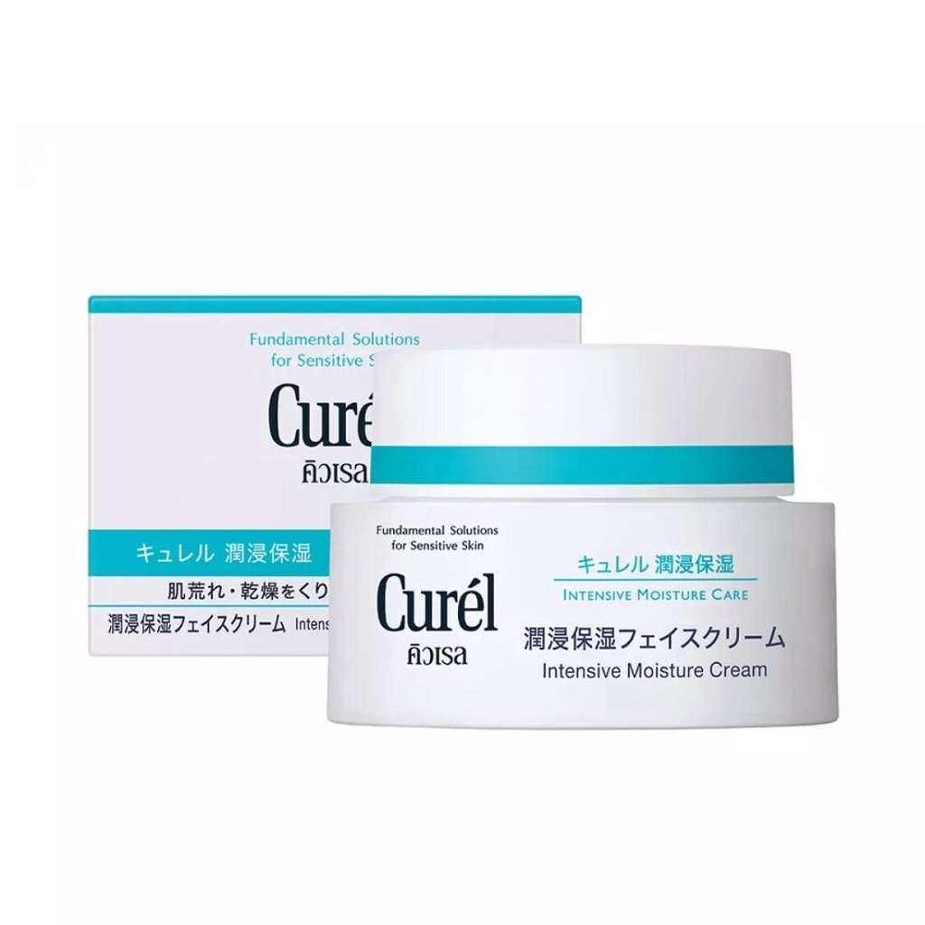 Curel ครีมทาหน้า ผสมซาราไมด์ ผิวนุ่ม อิ่มน้ำCurel ครีมมอยส์เจอร์เข้มข้น