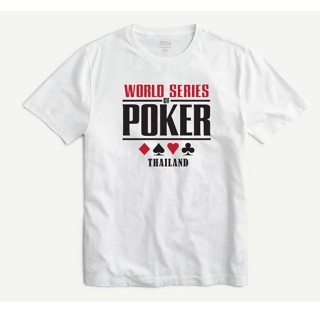 WSOP POKER SERIES T SHIRT เสื้อยืด คอกลม SIZE M -3XL