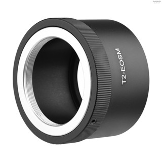 Manual Lens Mount Adapter Ring Aluminum Alloy for T2-Mount Lens to  EOS M1/M2/M3/M5/M6/M6 Mark II/M10/M50/M100/M200 EF-M Mount Mirrorless Camera