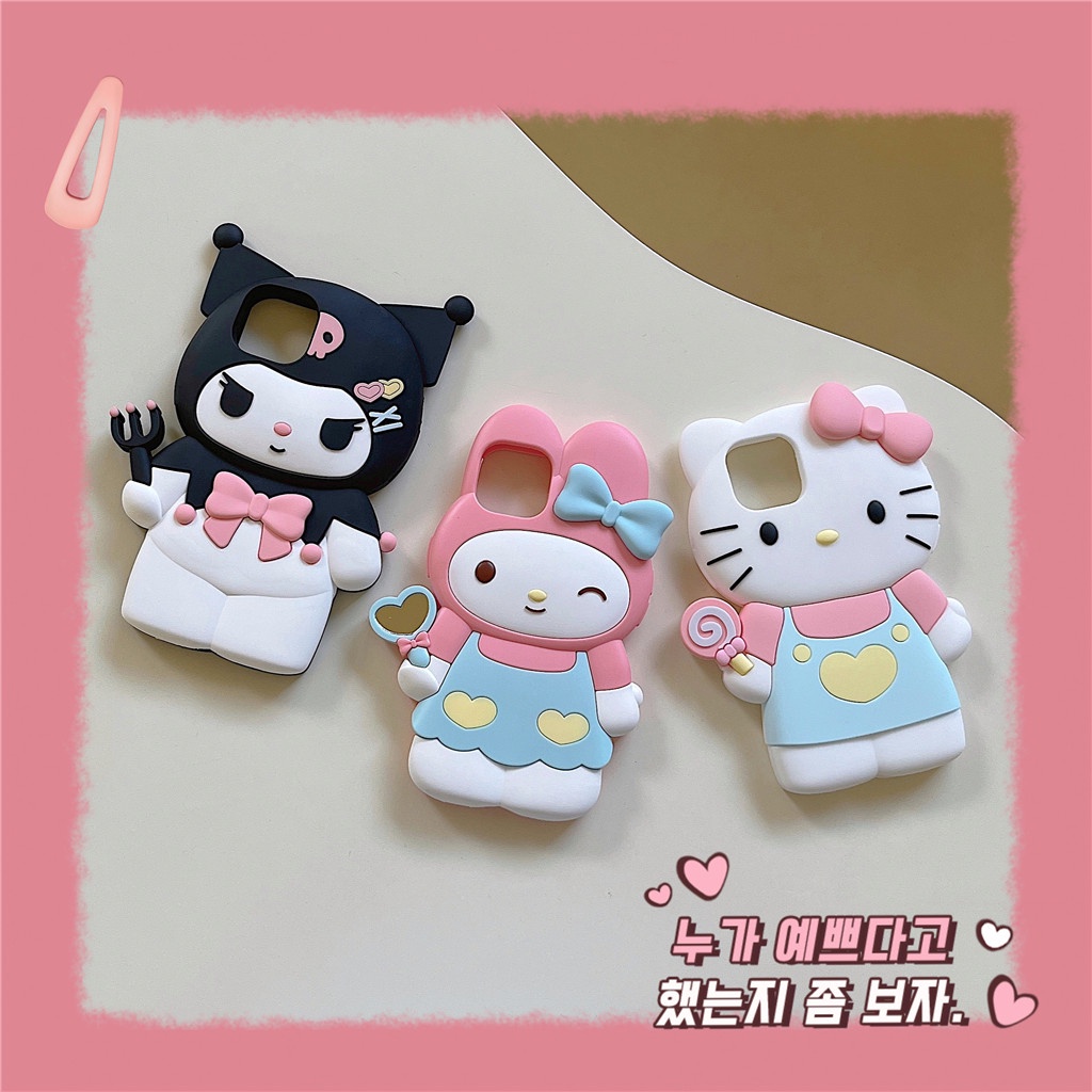 เคส iphone 16 Pro Max 15 Pro Max 14 Pro Max 13 Pro Max 12 Pro Max เคสซิลิโคนลายการ์ตูนสามมิติ
