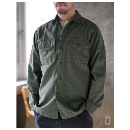 เสื้ิอ ORSLOW US ARMY SHIRT GREEN US ARMY SHIRT 03-8045 16