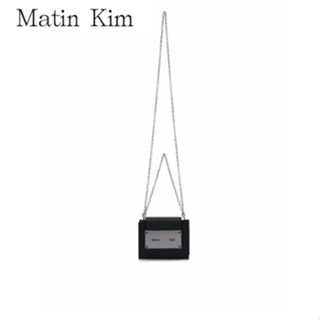 [Matin Kim] ACCORDION กระเป๋า สีดํา ขนาดเล็ก