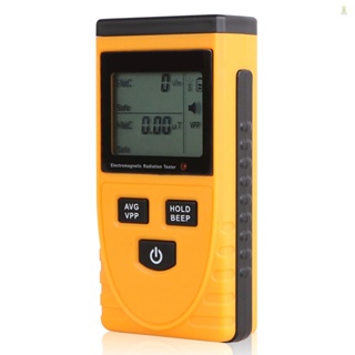 Flt EMF Meter EMF เครื่องตรวจจับรังสีแม่เหล็กไฟฟ้า 5Hz 3500MHz พร้อมเสียงแจ้งเตือนหน้าจอ LCD สําหรับสนามแม่เหล็กไฟฟ้า