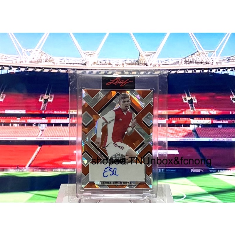 การ์ดลายเซ็นนักฟุตบอล 2022 Leaf - Emile Smith Rowe /6