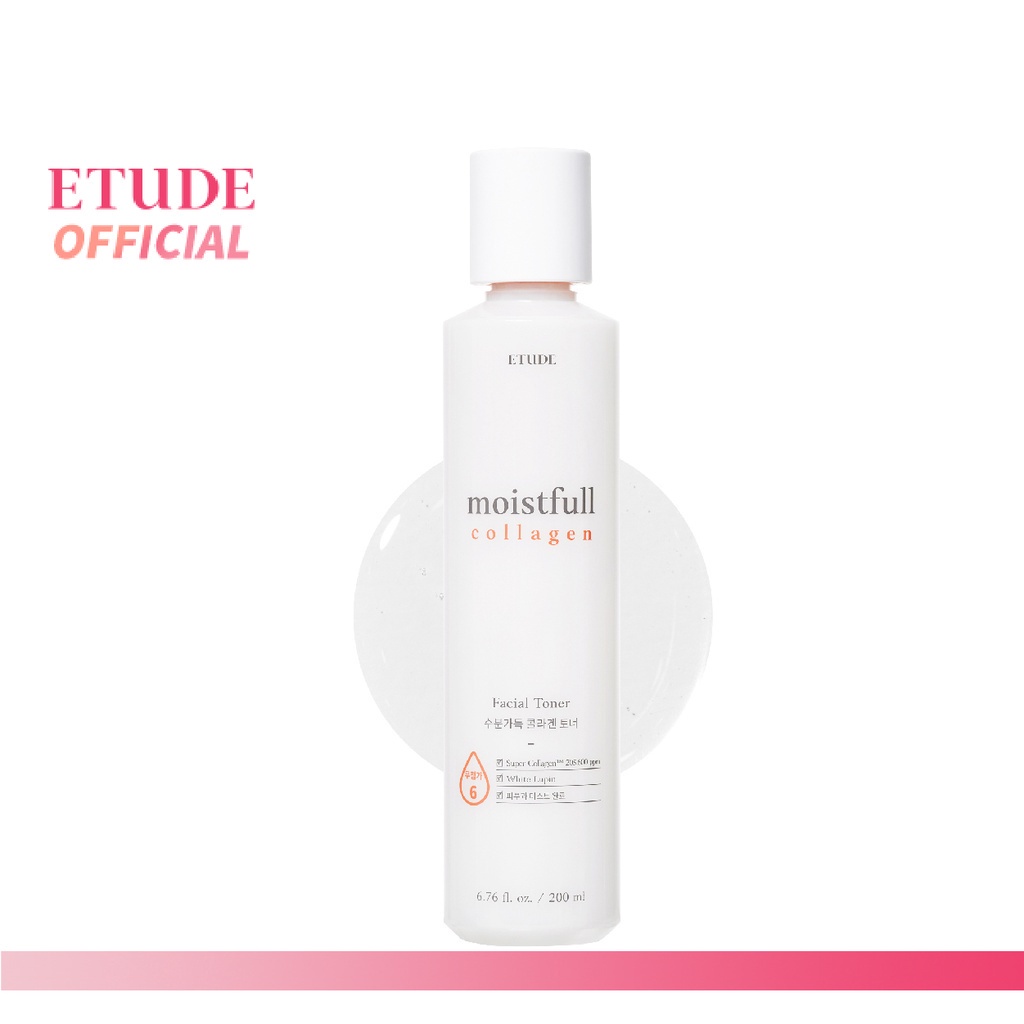 ETUDE  Moistfull Collagen Facial Toner (200 ml) อีทูดี้ โทนเนอร์