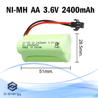 NI-MH AA 3.6V 2400mAh battery pack Connector SM 2Pin / JST 2Pin