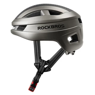 【TH Delivery】ROCKBROS หมวกกันน็อคจักรยาน แบบแม่เหล็กดูด เพื่อความปลอดภัย 9 โหมด ขนาด 57-61 ซม. สําหรับผู้ชาย และผู้หญิง