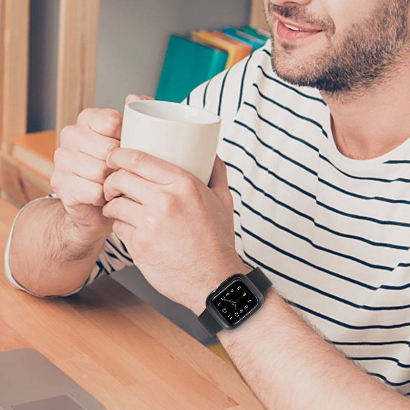 เคสซิลิโคน Smart watch เหมาะสำหรับ 1/2/3/4/5/6/7/8/9/10/11/se เคสสี Candy 38/40/41/42/44/4546/49mm มีหลายสีให้เลือก - รูปที่ 3