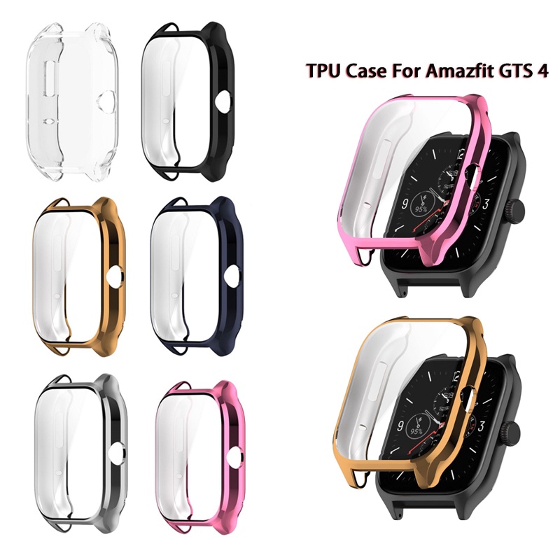 เคส TPU นิ่ม แวววาว บาง เต็มรูปแบบ สําหรับ Huami Amazfit GTS4 GTS 4